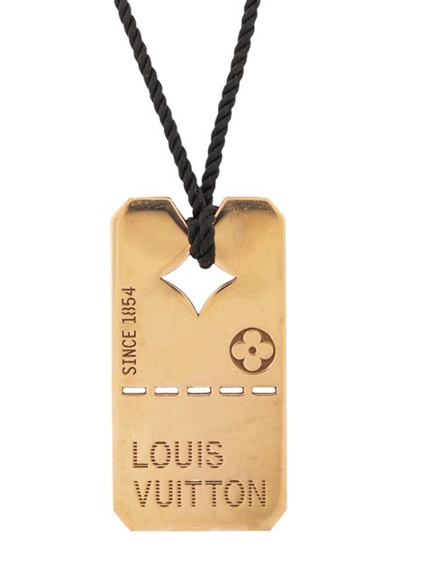 Vuitton Dog Tag .